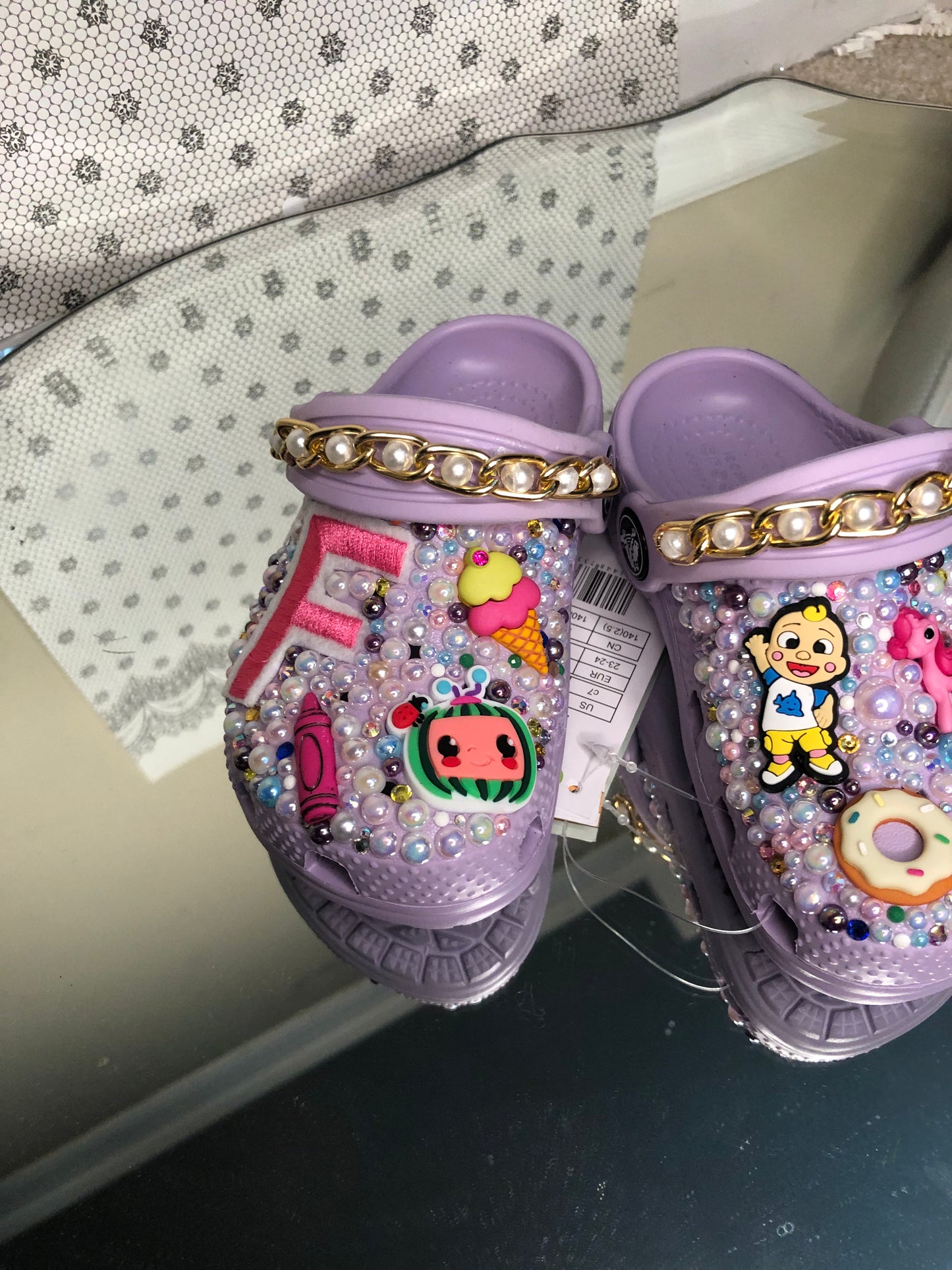 “Lavender” kid Crocs