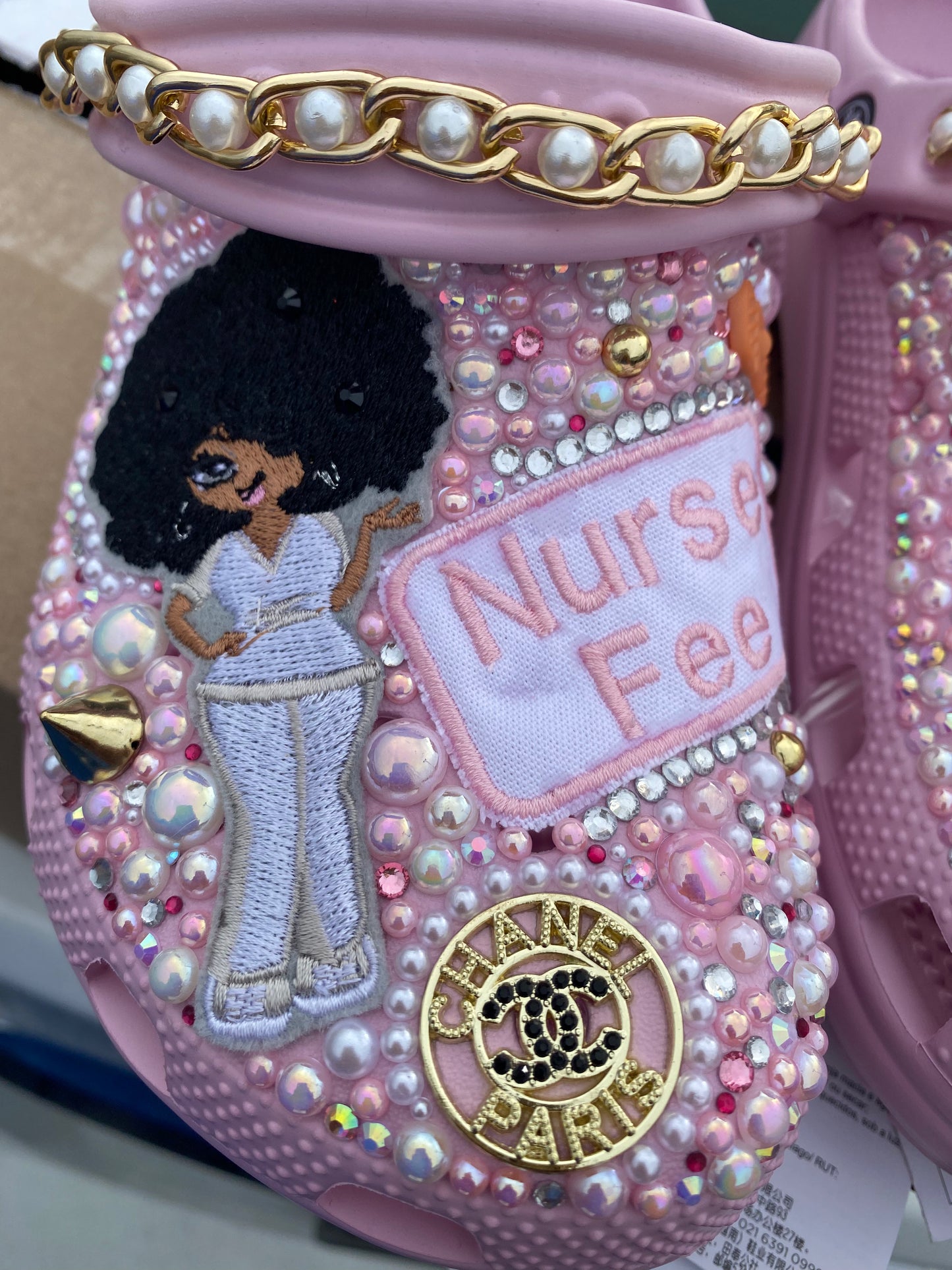 Pink Adult Nurse Crocs
