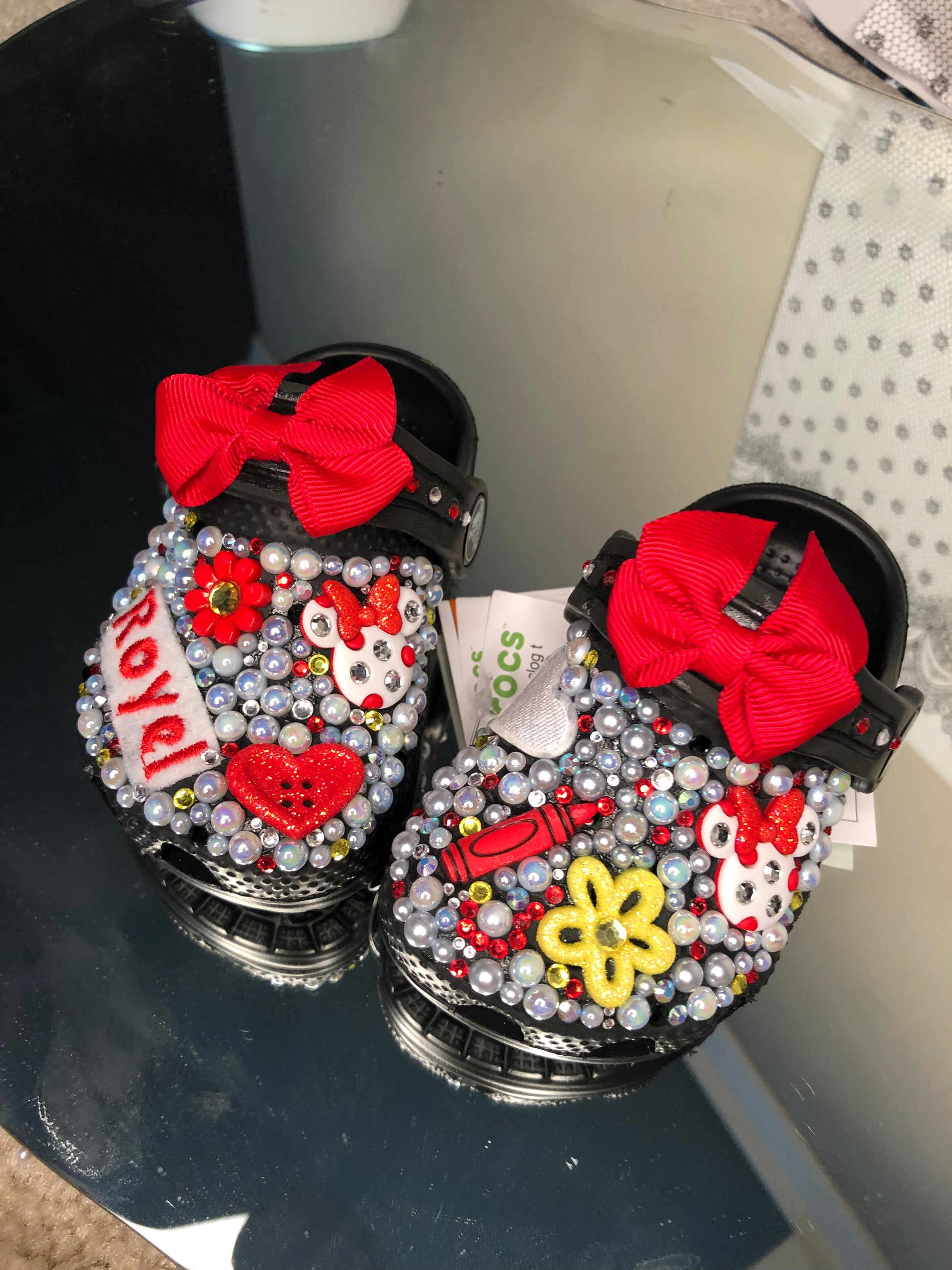 Minnie mouse croc 2024 charms