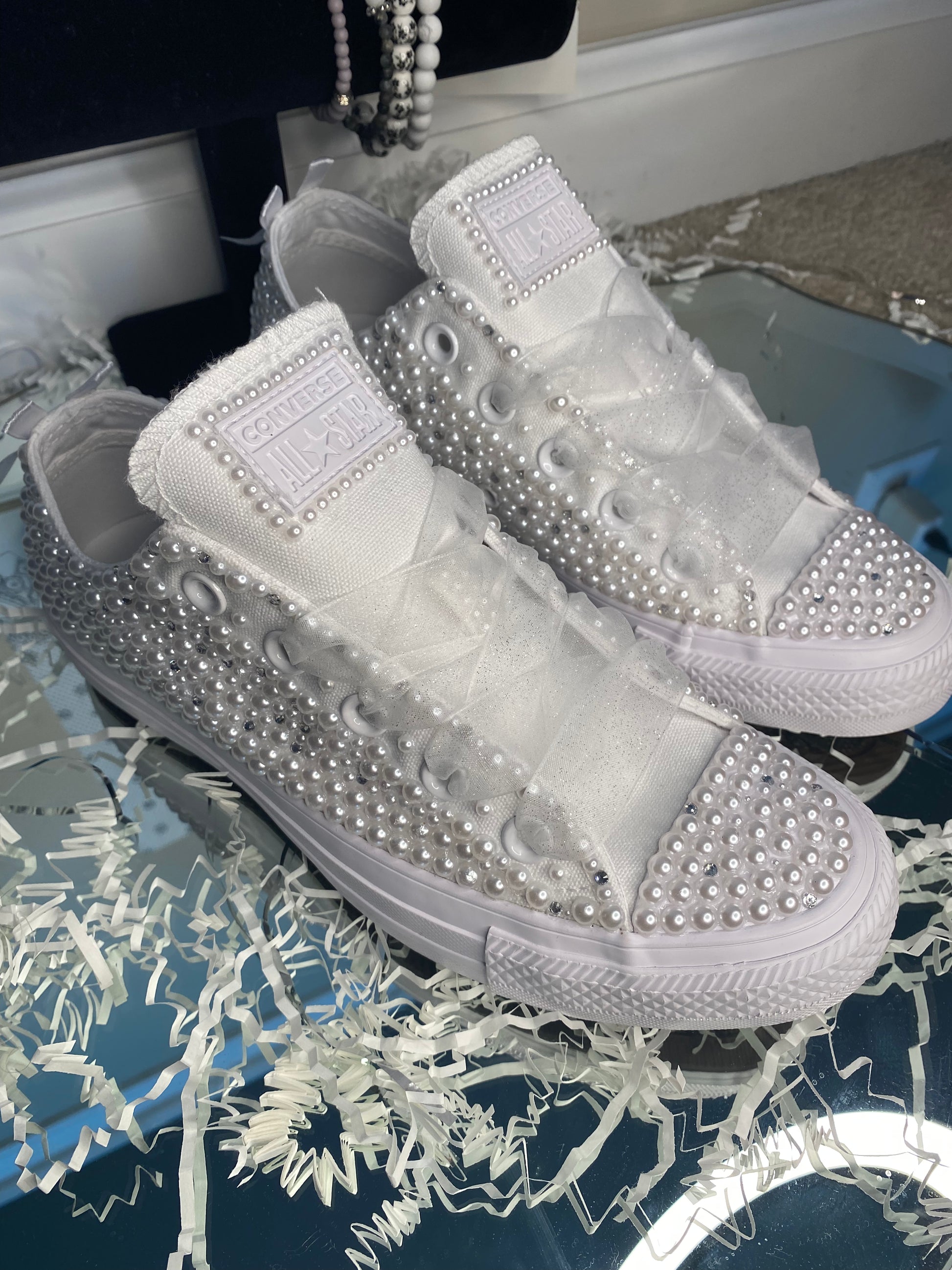 Converse bling 2025 wedding shoes
